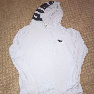 baby blue hoodie